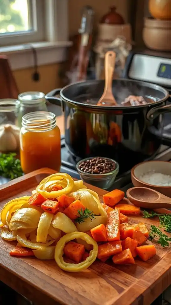 flavorful braising liquid creation
