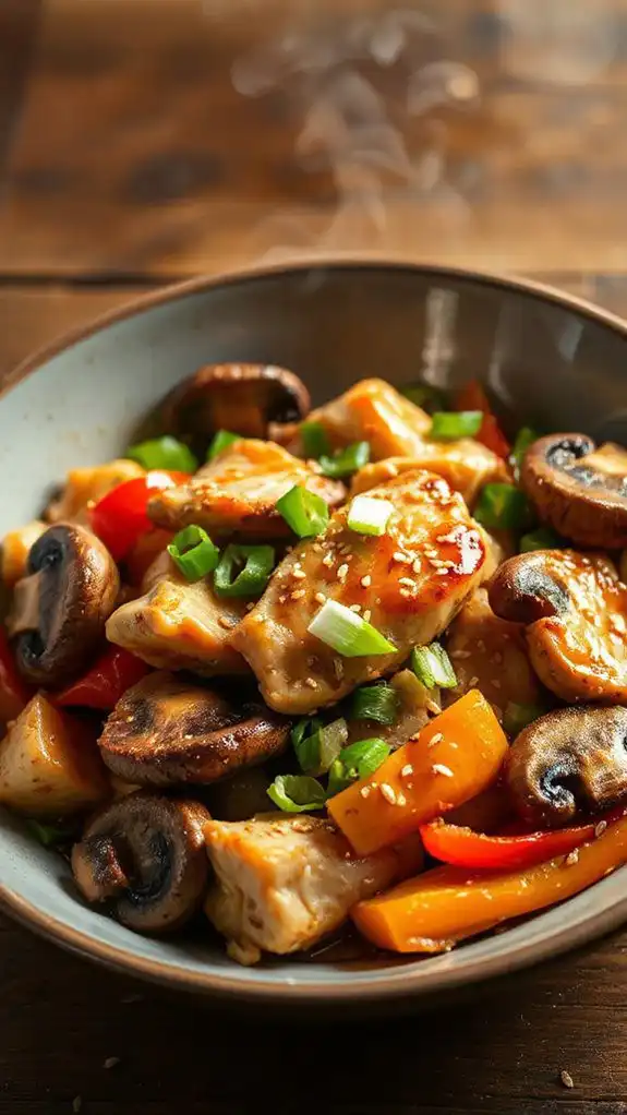 flavorful garlic ginger chicken