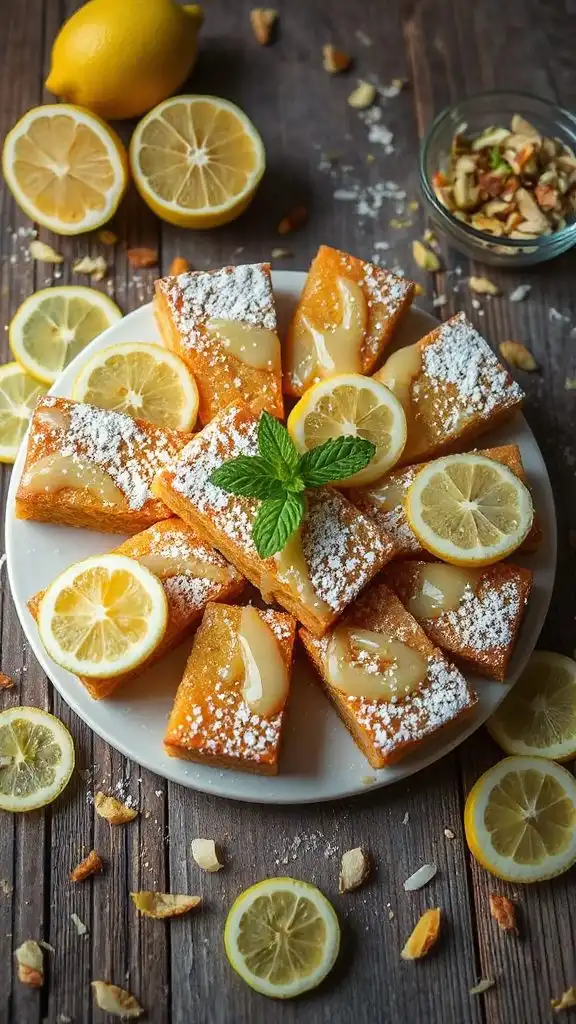 flavorful ginger lemon bars flavorful ginger lemon bars