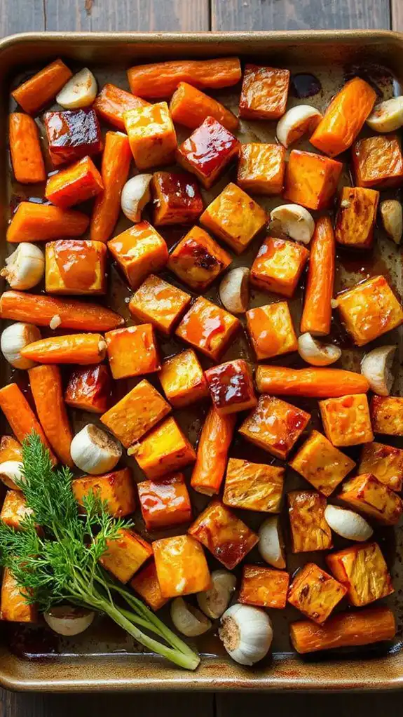 flavorful plant based tofu dish