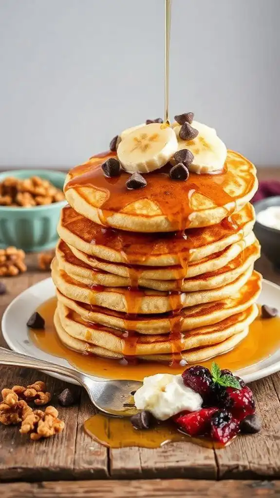 flavorful protein packed pancakes