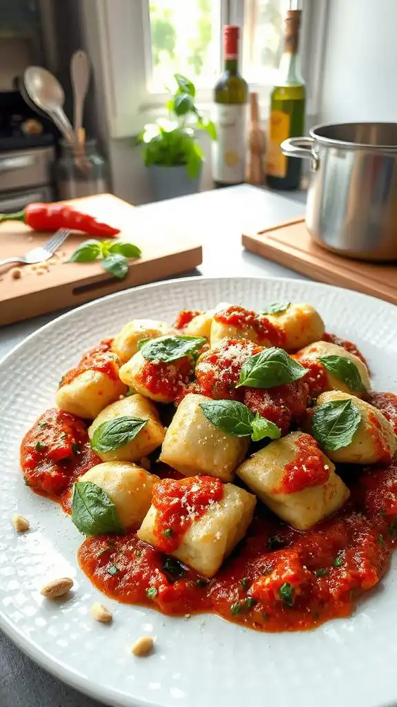 flavorful ricotta gnocchi dish
