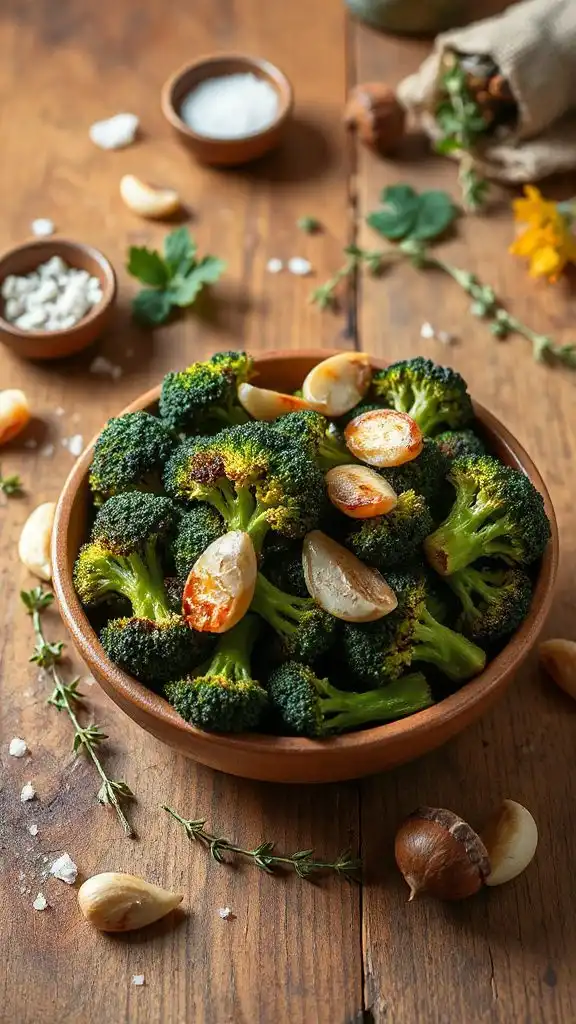 flavorful roasted broccoli dish