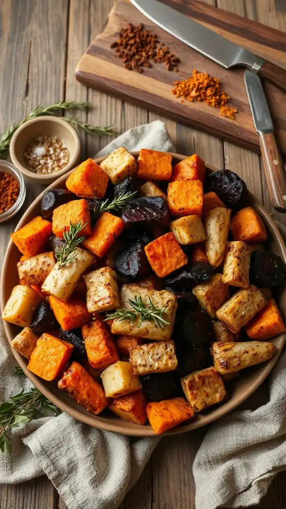 flavorful roasted vegetable medley