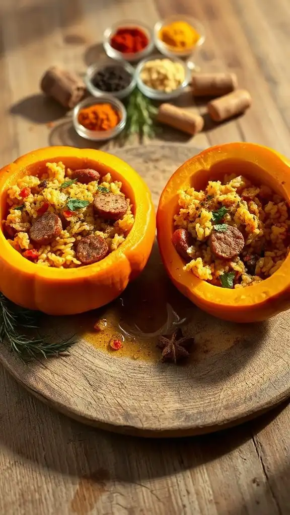 flavorful sausage rice stuffing