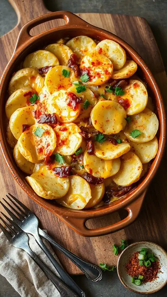 flavorful southwest scalloped potatoes