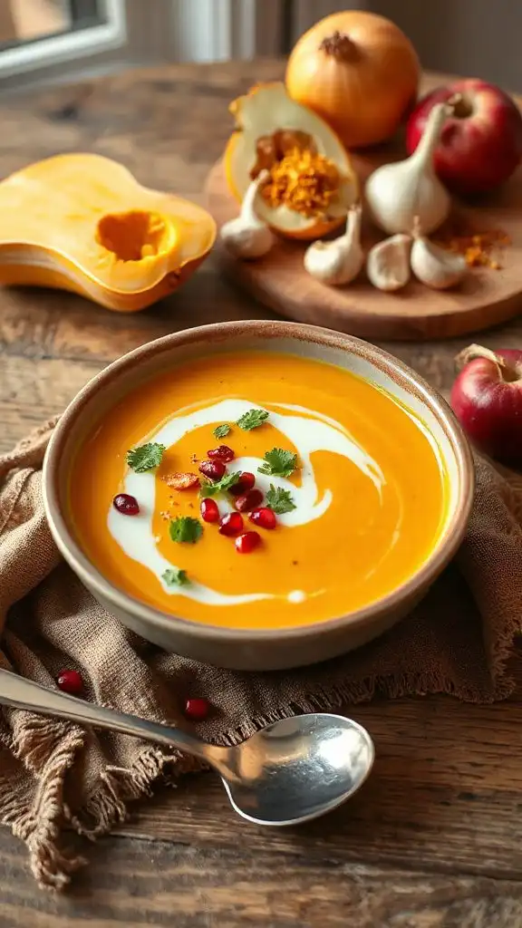 flavorful vegan butternut soup