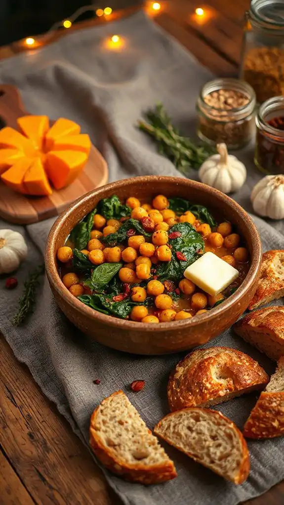 flavorful vegetarian chickpea stew