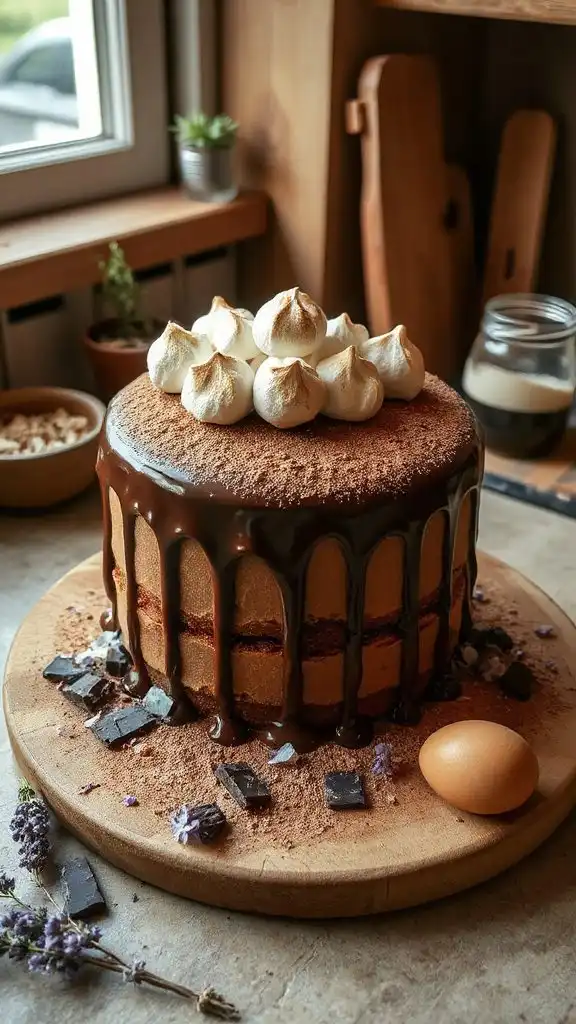 flourless chocolate marshmallow cake