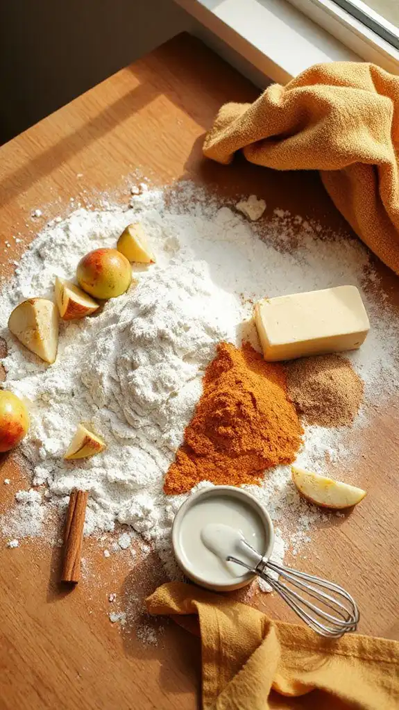 fluffy apple cinnamon scones