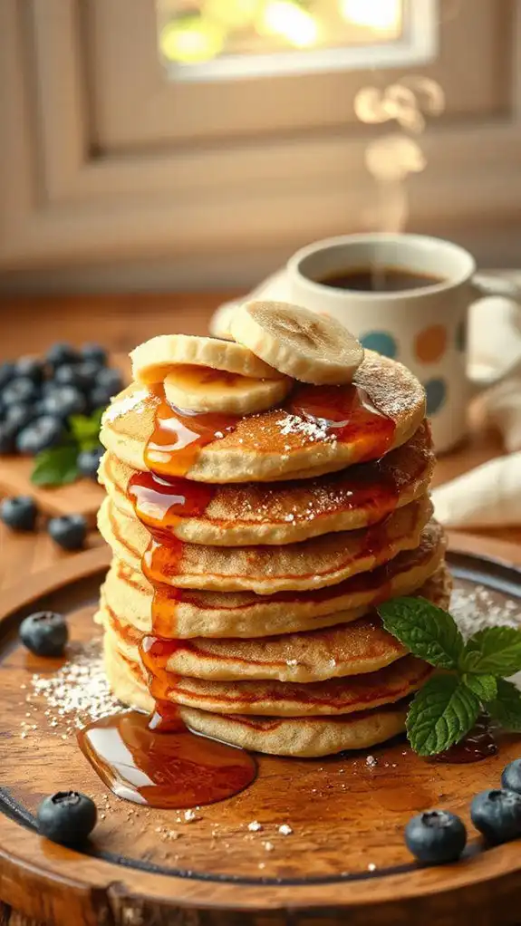 fluffy banana pancake technique