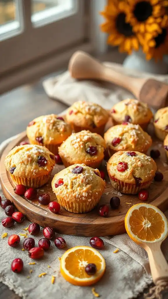 folding cranberries into batter