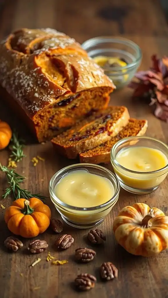 fragrant autumn pumpkin bread