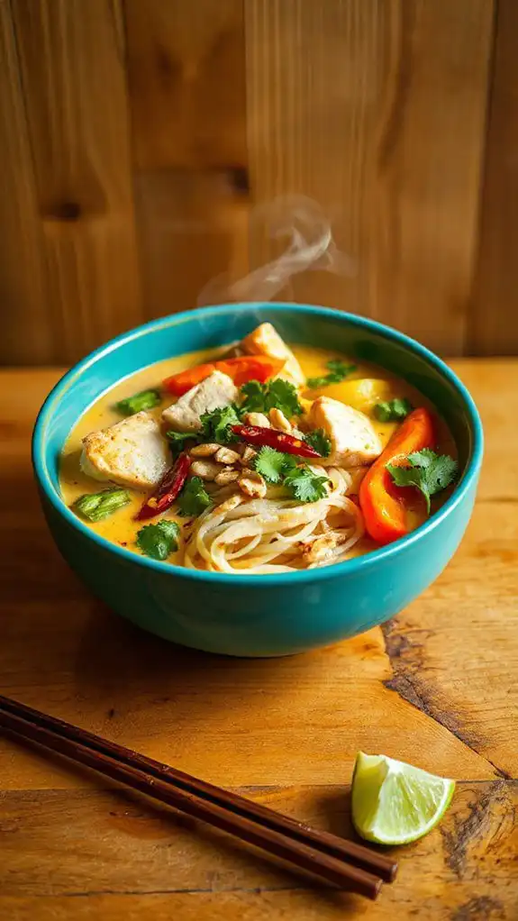fragrant quick curry noodles