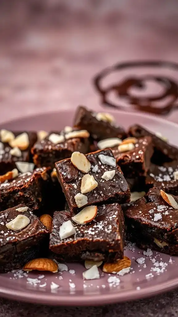 fudgy protein brownie snack