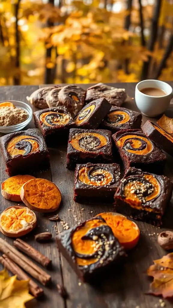 fudgy sweet potato brownies