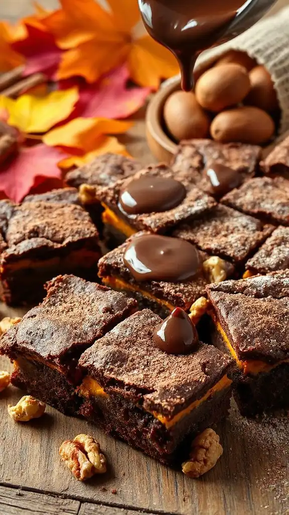 fudgy sweet potato brownies