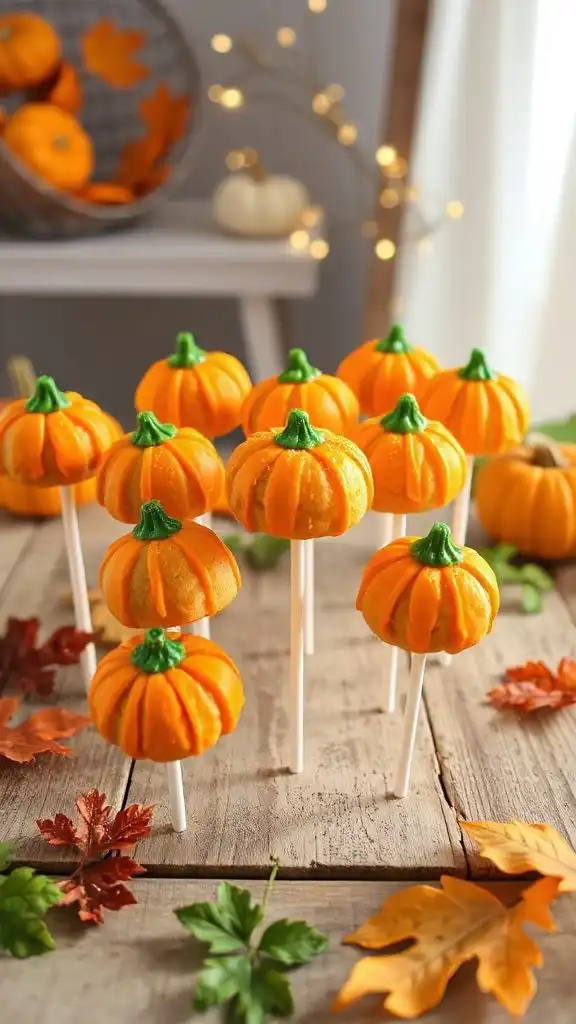 fun pumpkin cookie treats