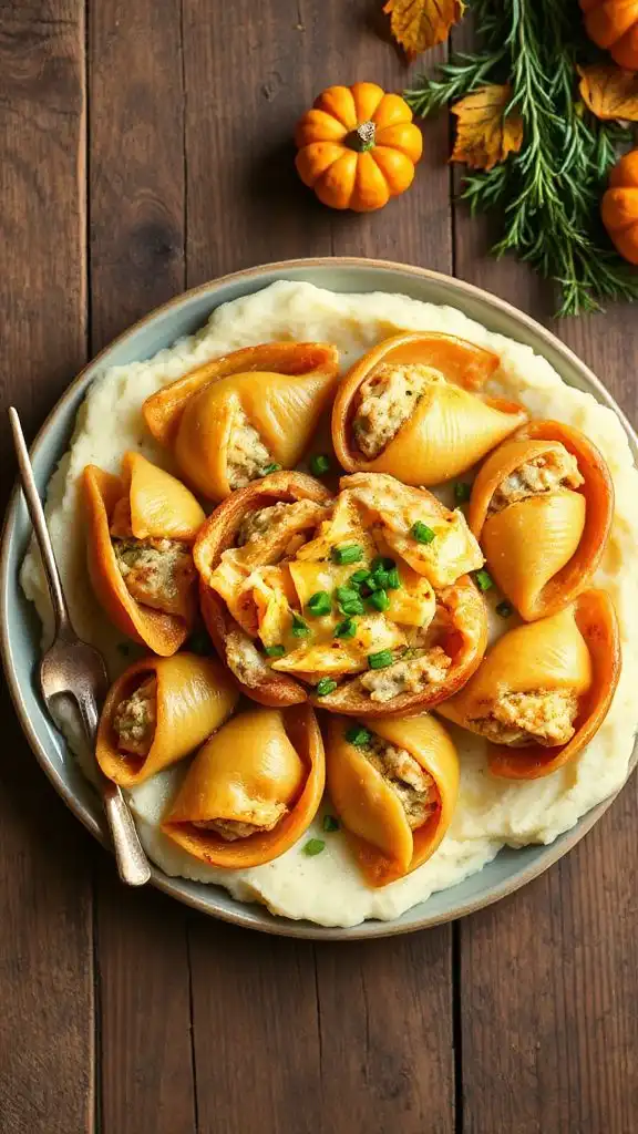 garlic cheddar stuffed shells garlic cheddar stuffed shells