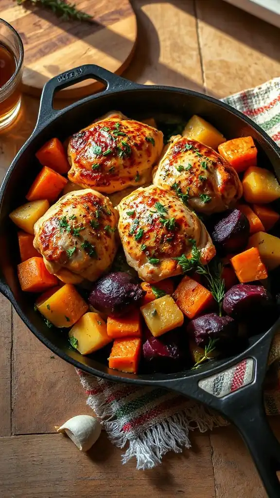 garlic herb chicken skillet garlic herb chicken skillet