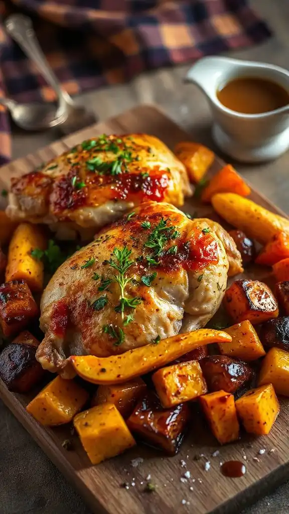 garlic herb chicken thighs