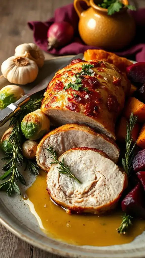 garlic herb pork tenderloin