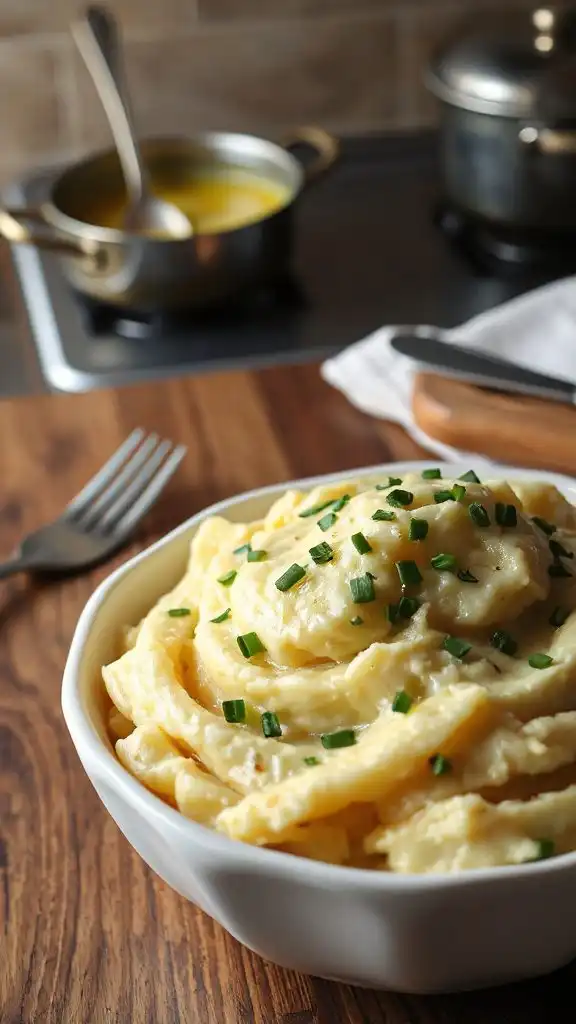 garlic olive oil mashed potatoes