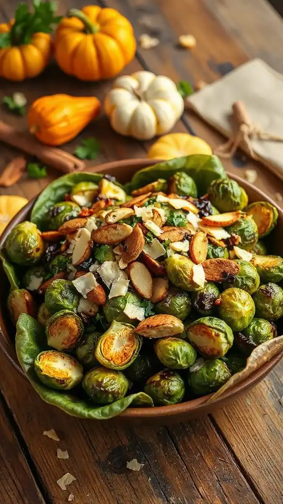garlic parmesan brussels sprouts