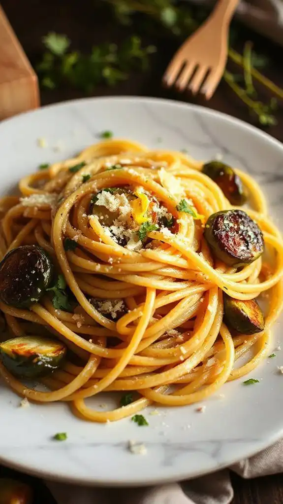 garlic parmesan pasta delight