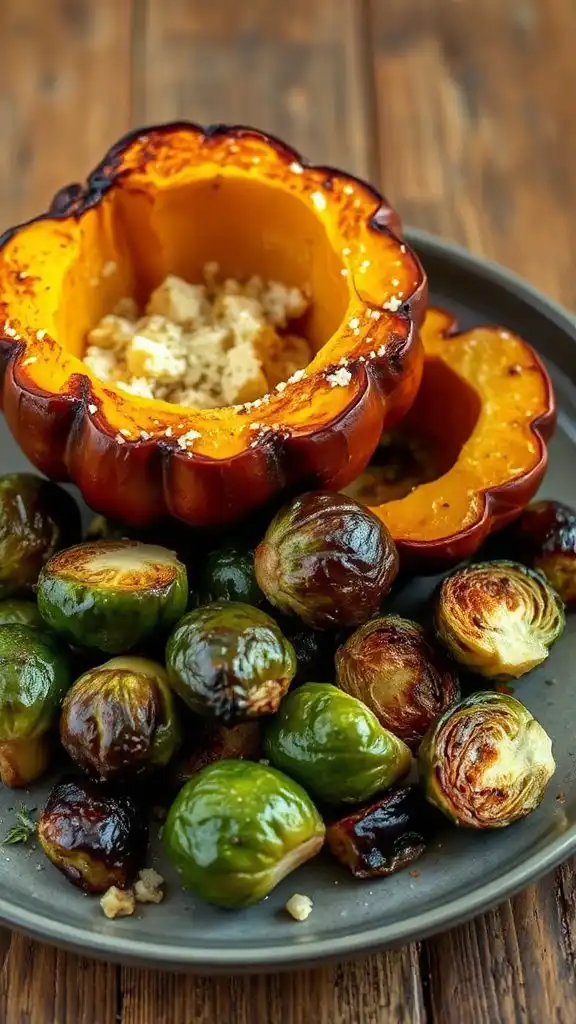garlic parmesan roasted vegetables