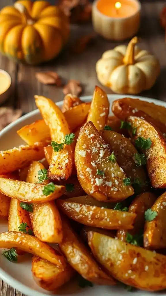 garlic parmesan truffle fries