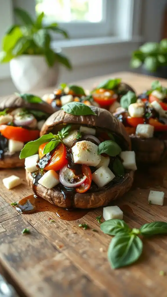 garnish with fresh basil