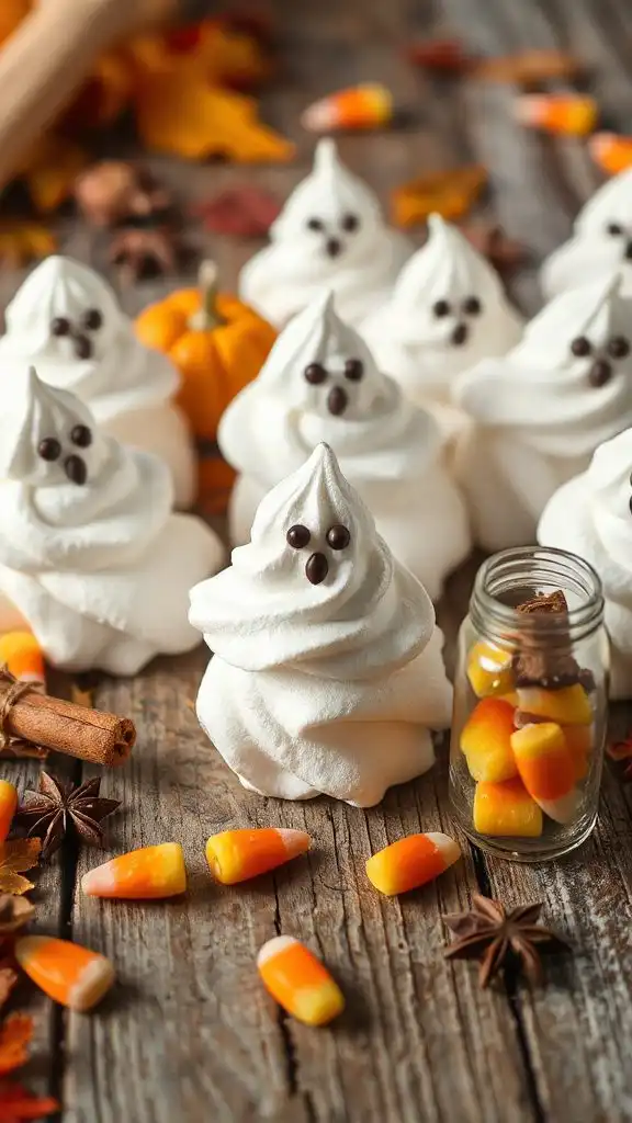 ghost shaped meringue cookies recipe