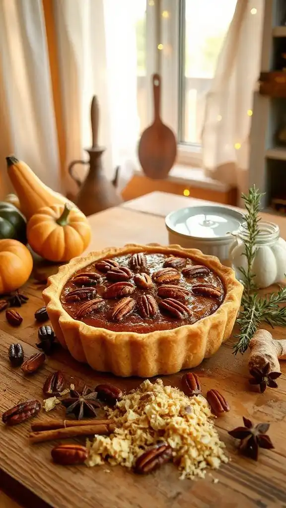 ginger infused pecan pie recipe