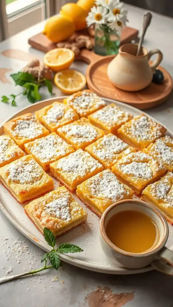 ginger lemon dessert bars recipe ginger lemon dessert bars recipe