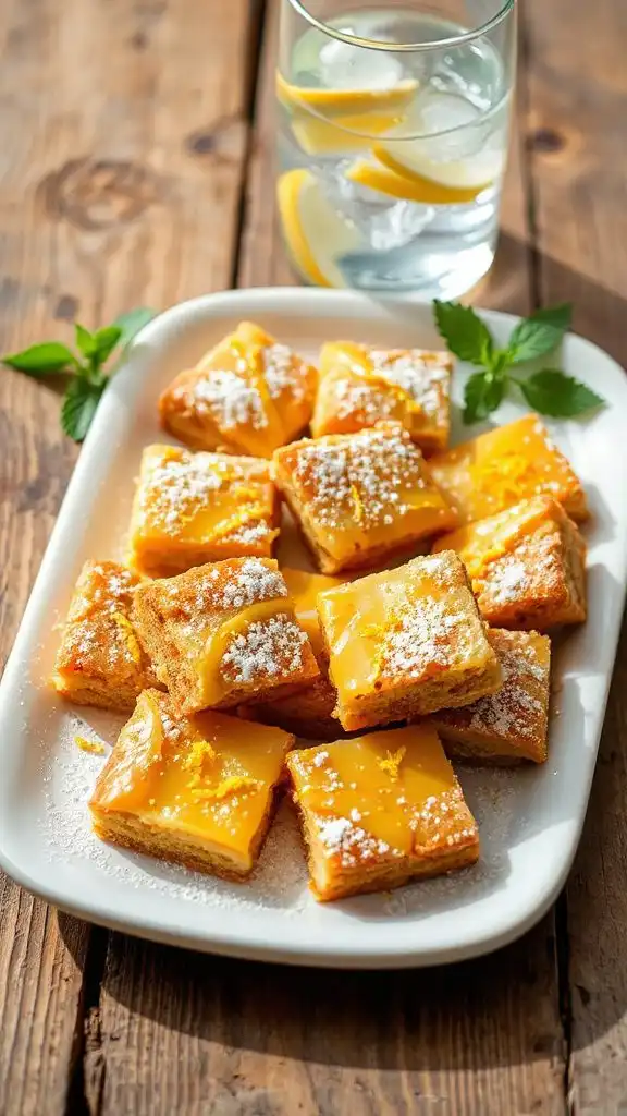 ginger lemon dessert bars ginger lemon dessert bars