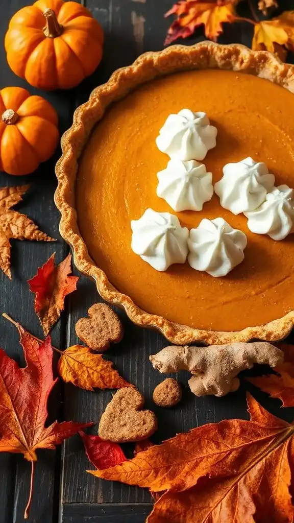 ginger snap crust pumpkin pie