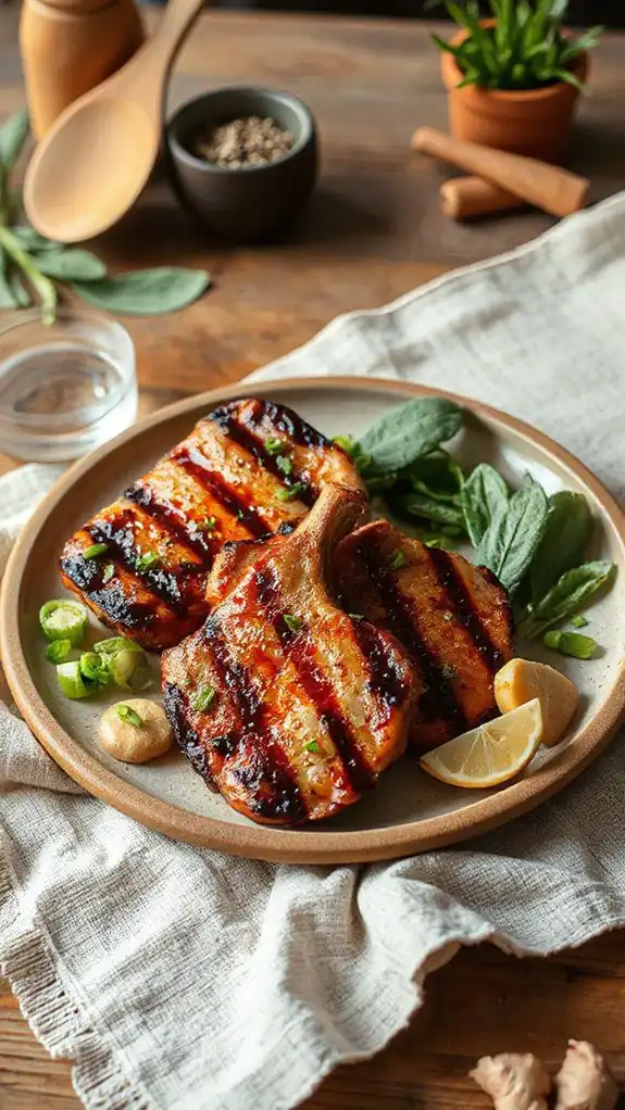 ginger soy flavorful pork chops ginger soy flavorful pork chops
