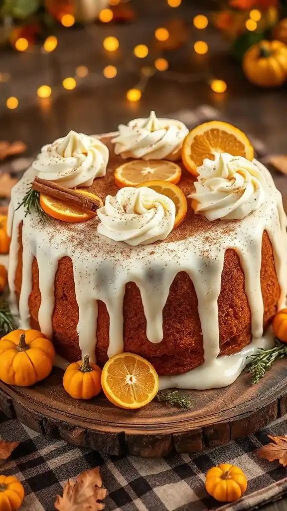 gingerbread cake with frosting