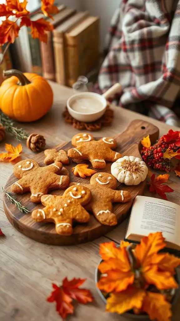 gingerbread cookies cozy autumn treat