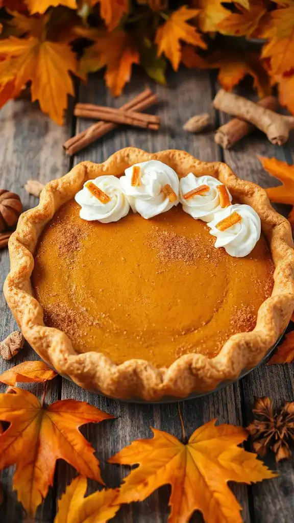 gingerbread crust pumpkin pie