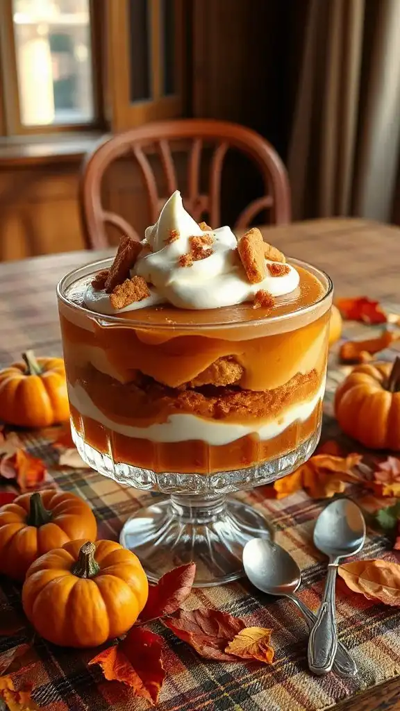 gingerbread jello dessert trifle