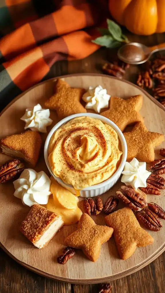 gingerbread pumpkin cheesecake dip