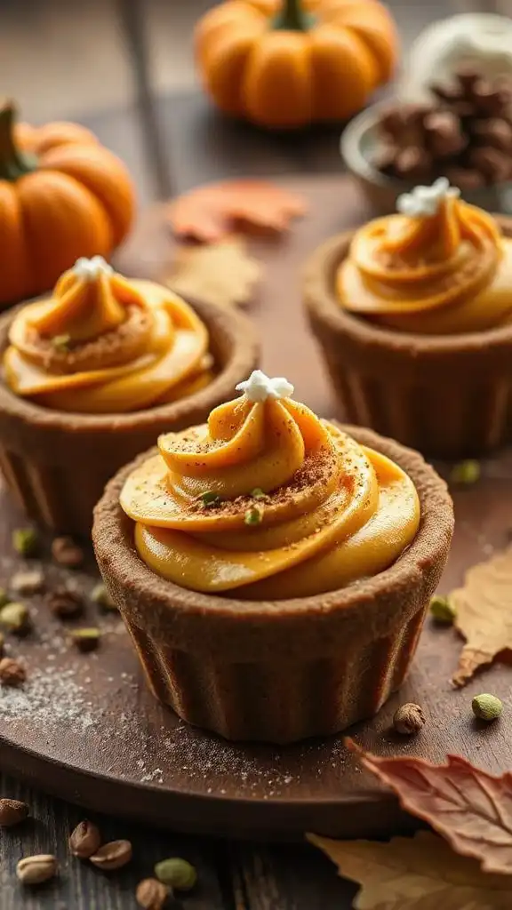 gingerbread pumpkin dessert cups gingerbread pumpkin dessert cups