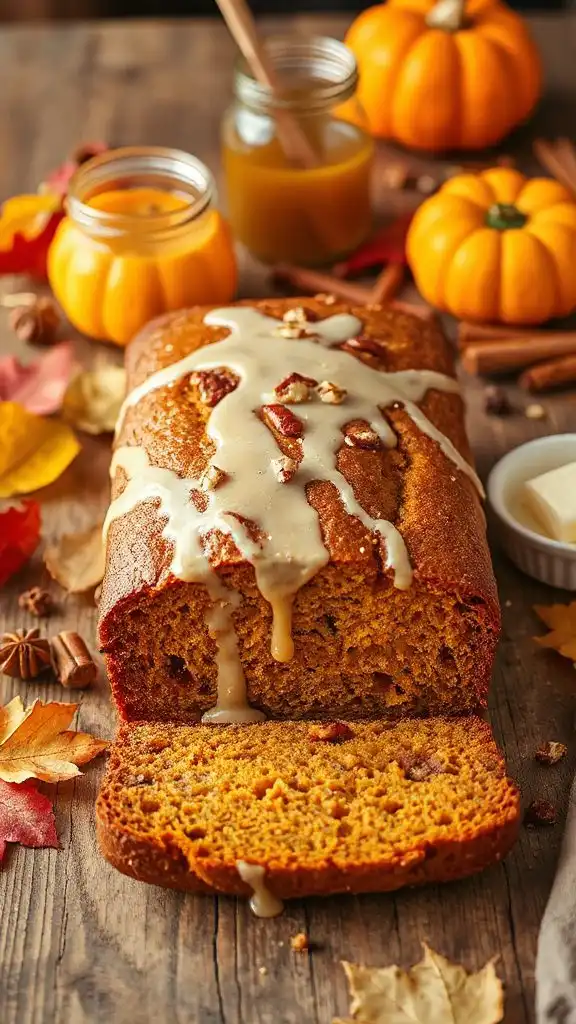 gingerbread pumpkin loaf recipe