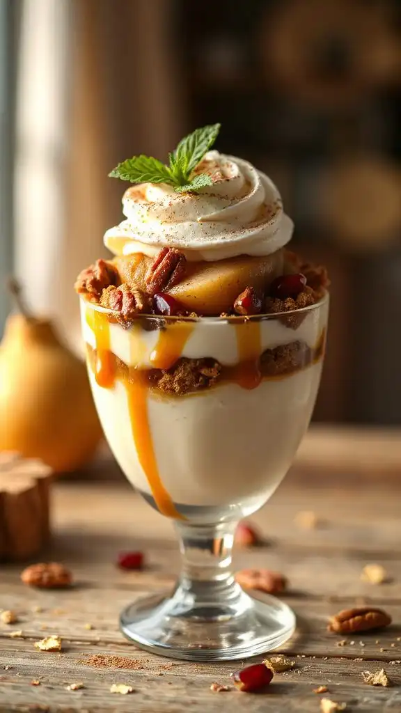 gingerbread yogurt dessert delight