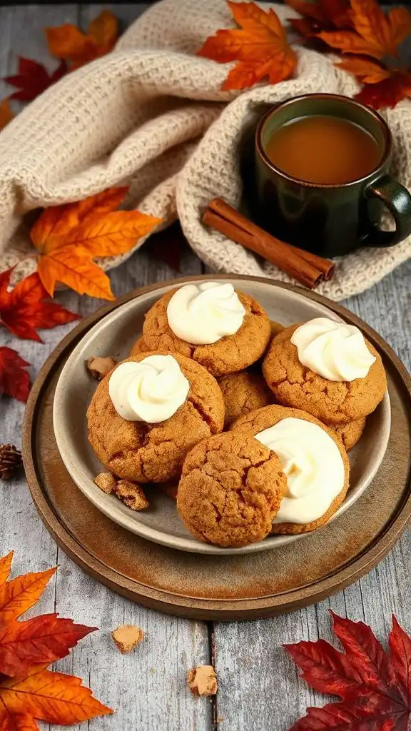 gingersnap cookies with frosting