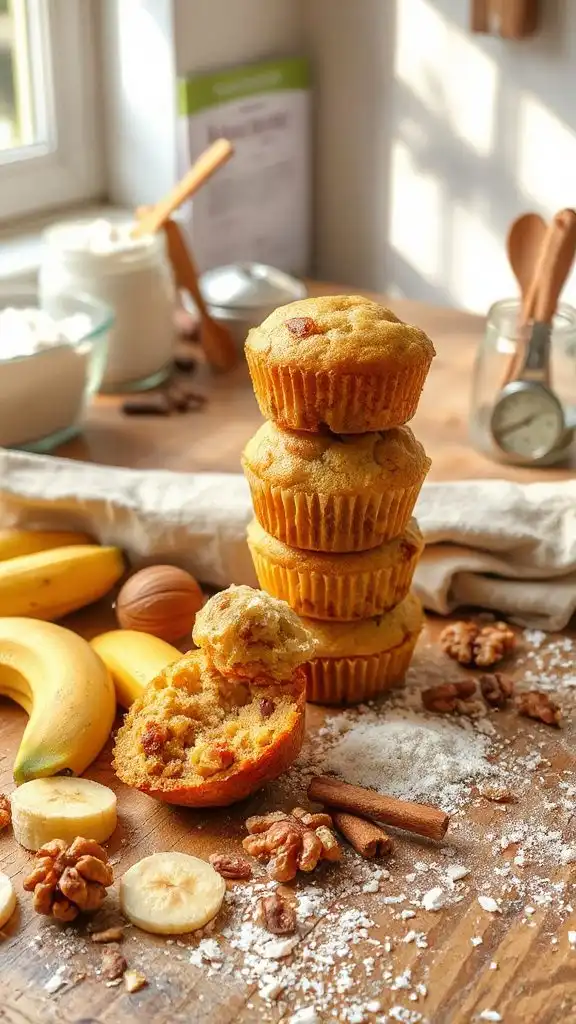 gluten free banana muffin mix