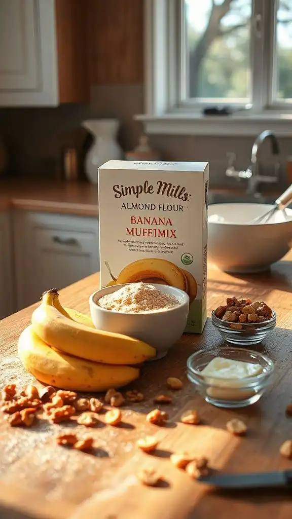 gluten free banana muffin mix