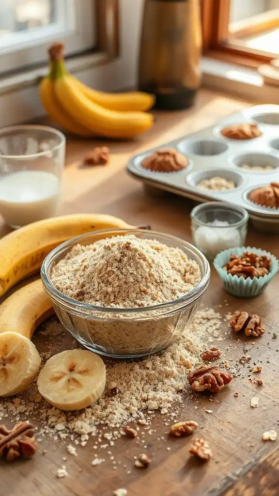 gluten free banana muffin mix